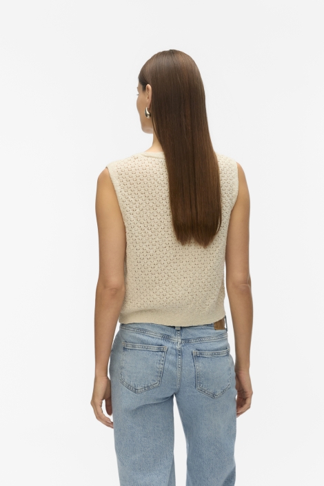 Vero Moda vmamalfi shine sl v-neck short vest